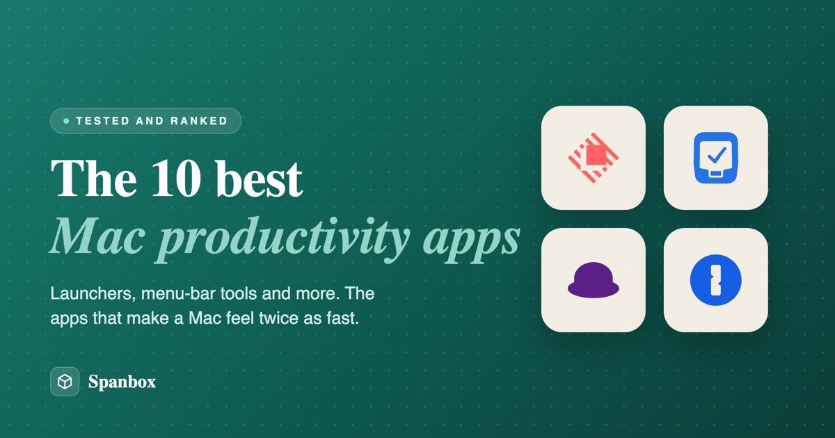 The 10 best productivity apps for Mac, tested and ranked
